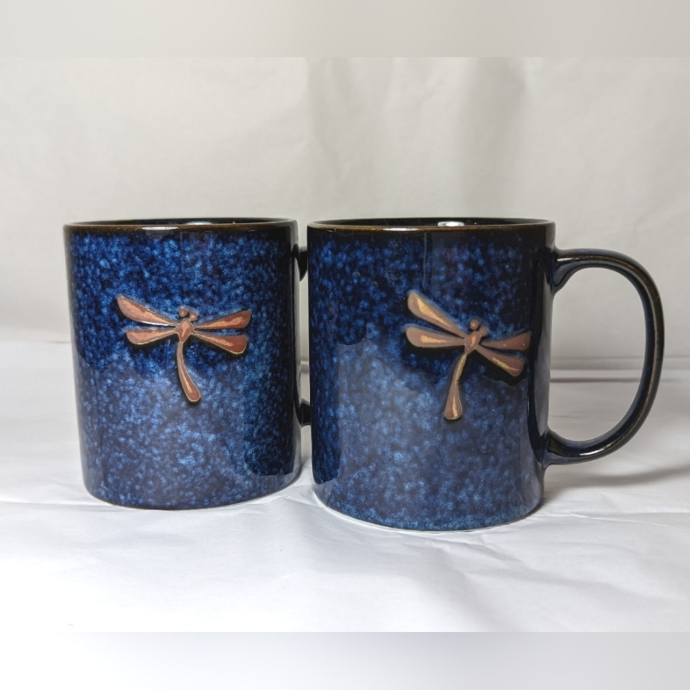 Dragonfly Mugs Set of 2